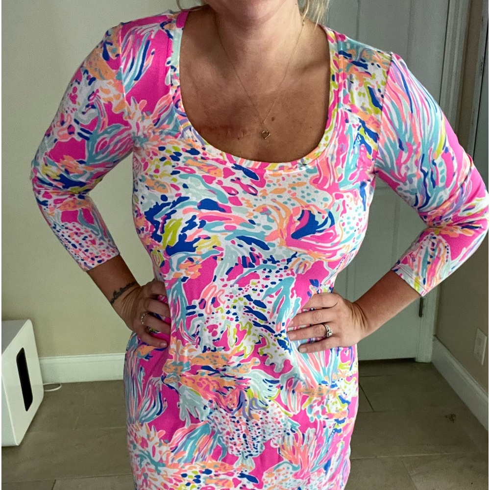 Lilly Pulitzer Multicolor Abstract Mini Dress